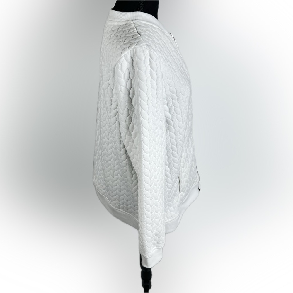 Cathy Daniels Quilted Woman’s White Jacket. Size L - Picture 4 of 6